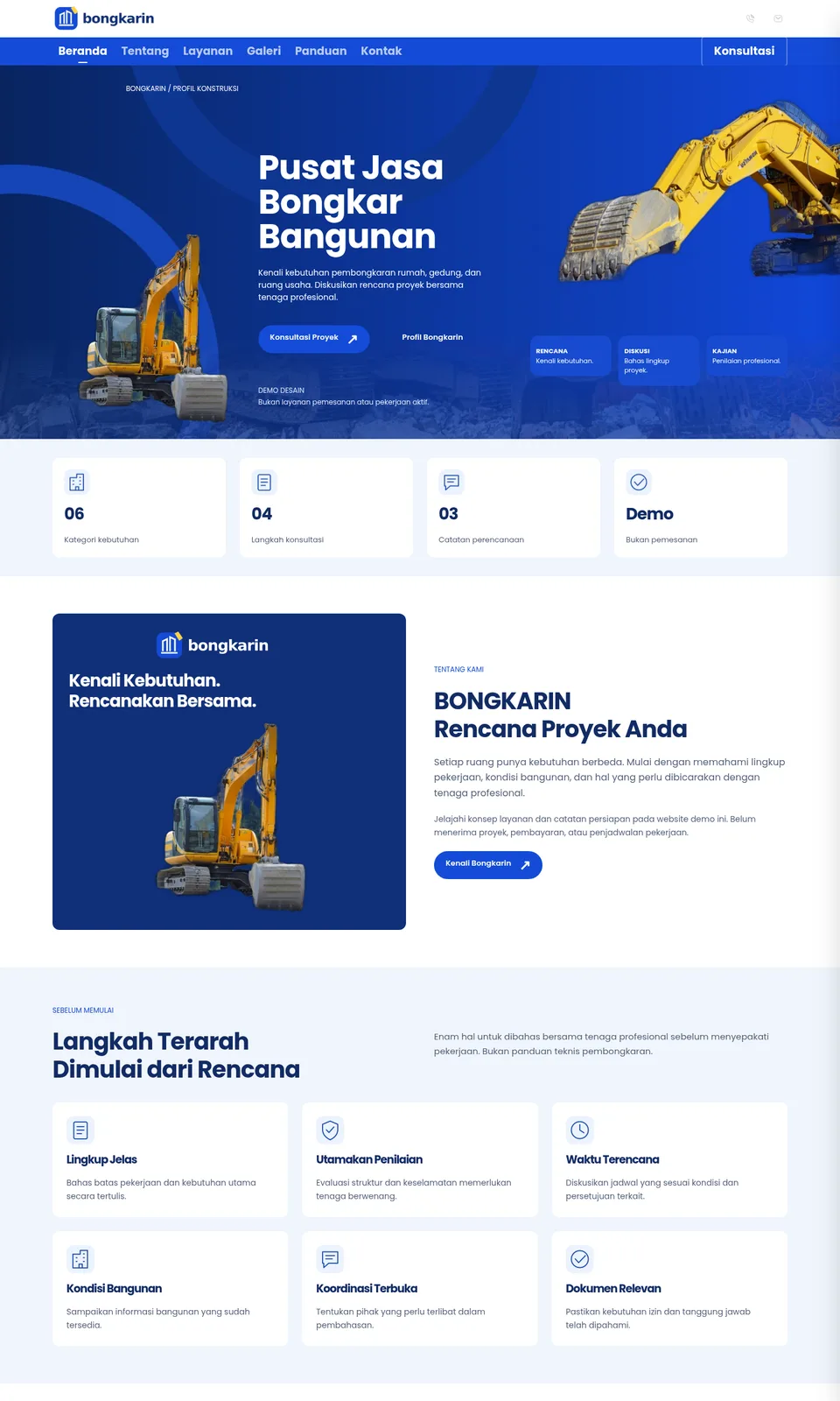 Pratinjau desain Bongkarin