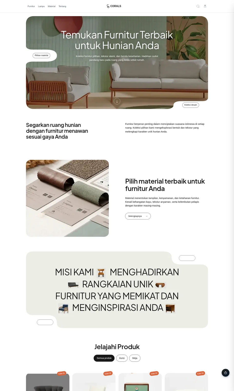 Pratinjau desain Corals