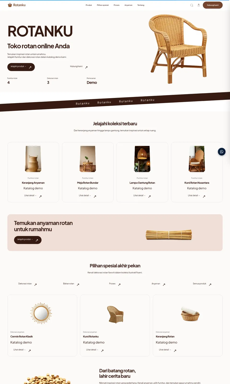 Pratinjau desain Rotanku