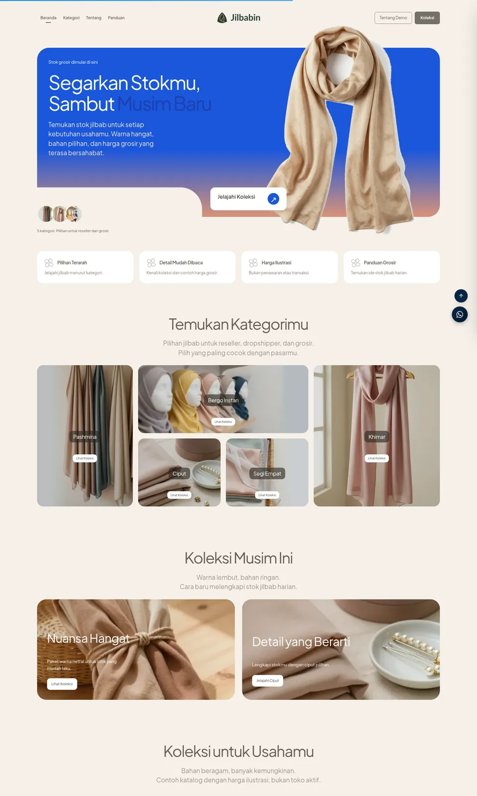 Pratinjau desain Jilbabin