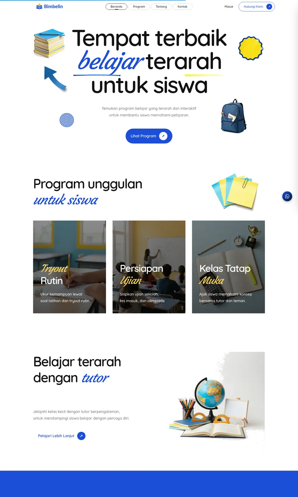 Pratinjau desain Bimbelin