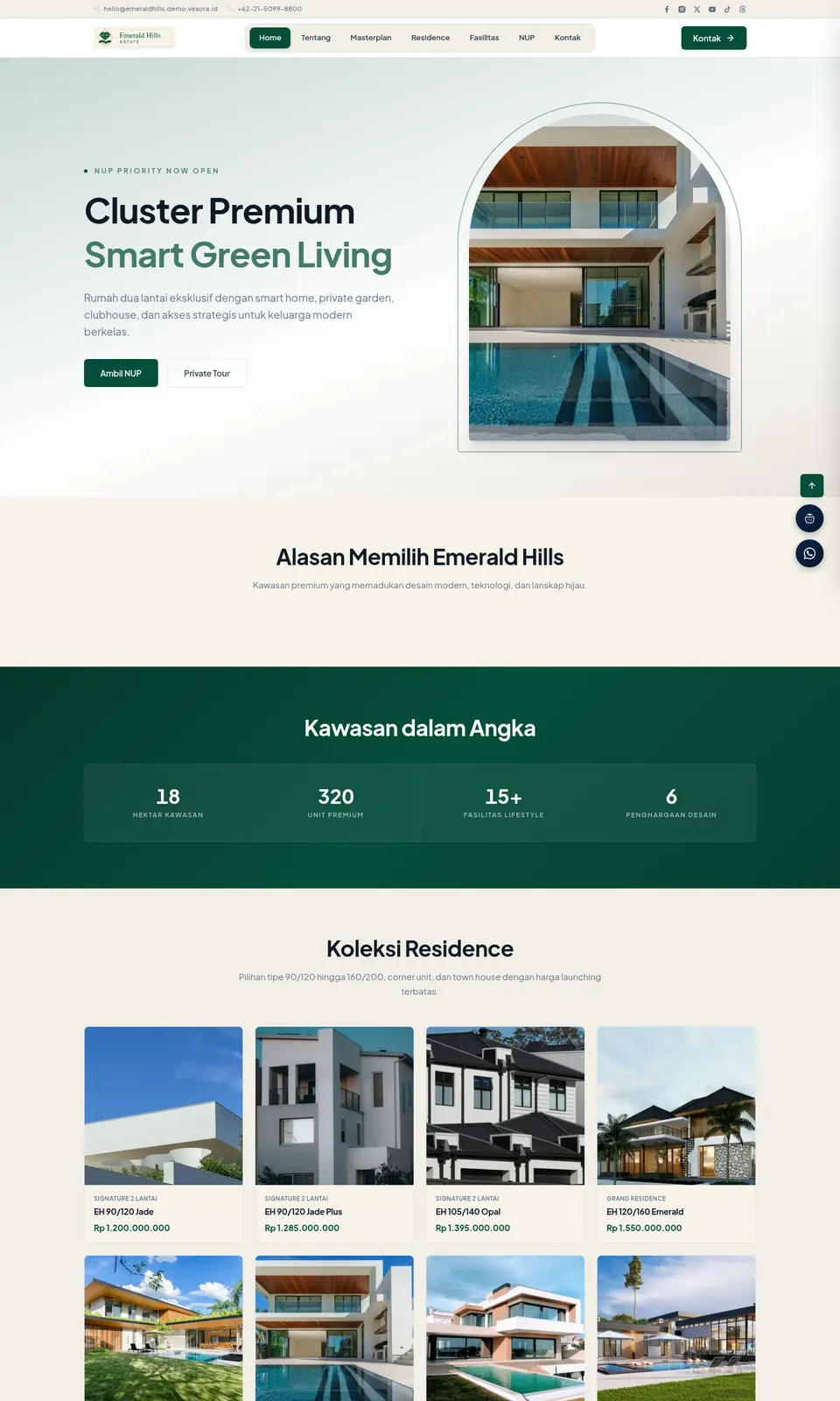 Pratinjau desain Emerald Hills Estate