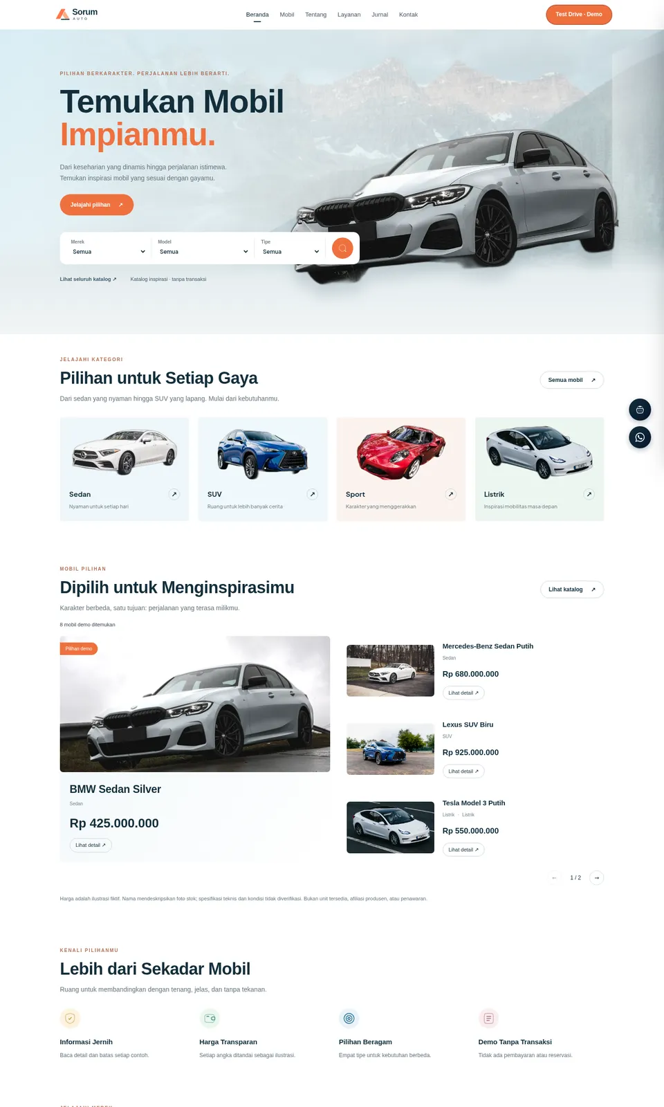 Pratinjau desain Sorum Auto